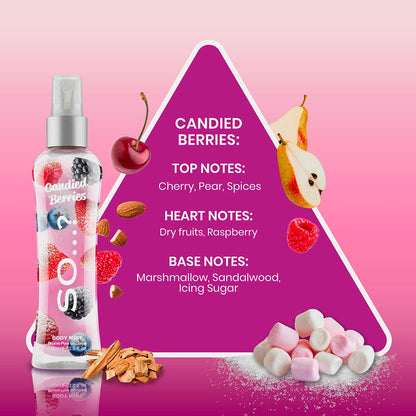Bonbon fruits rouges